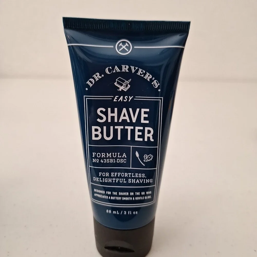 NEW SEALED Dr Carvers Shave Set Pre Scrub Shave Butter Post Shave Dew & 8 RAZORS
